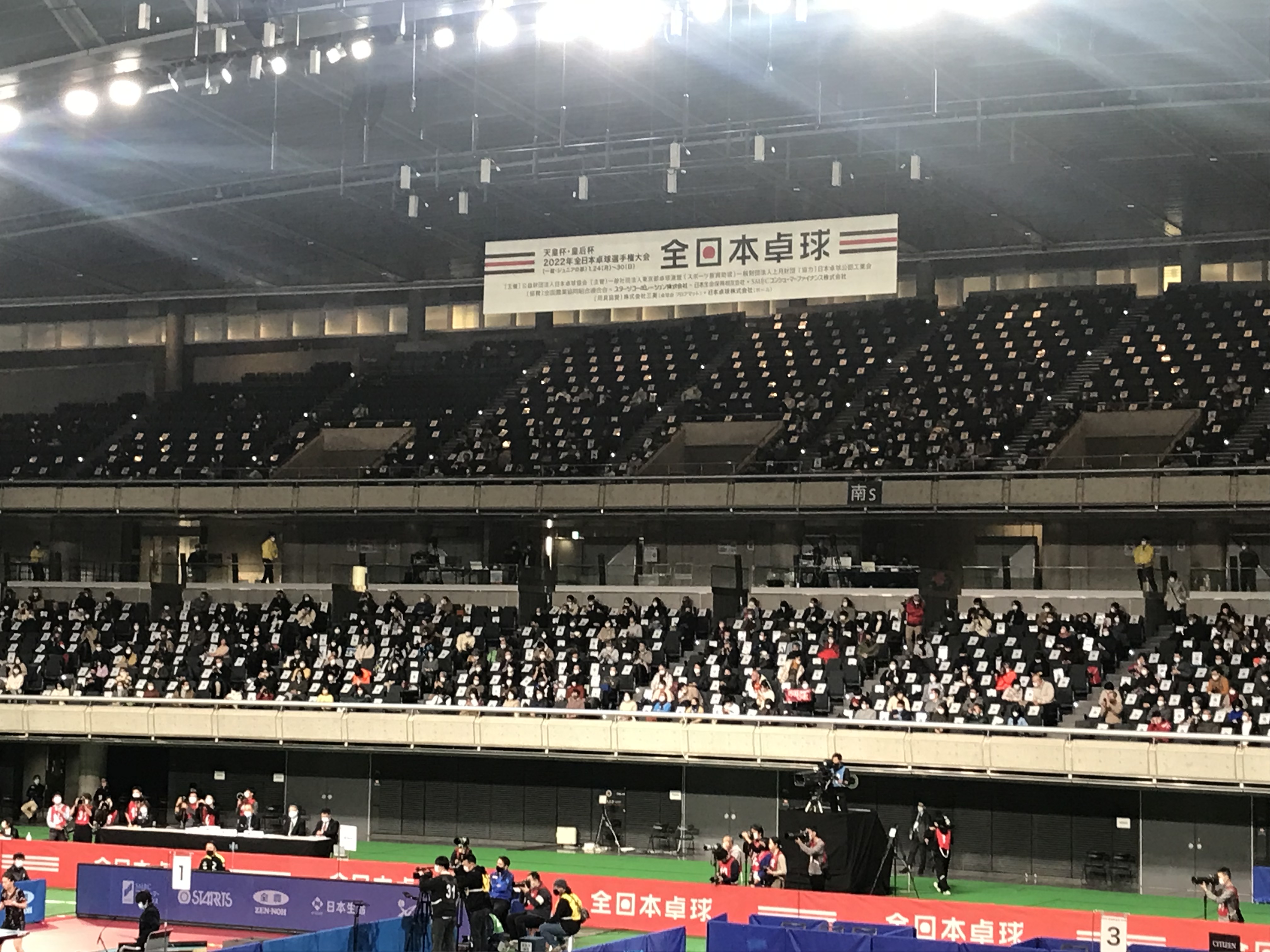 2022年全日本卓球選手権の観戦